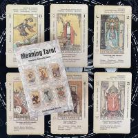ราคา Tarot Card With Meaning On Them Beginner Tarot Keyword Antiqued Tarot Deck (19137685641)