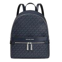 ราคา กระเป๋าเป้ MICHAEL KORS แท้ Coated canvas ลาย Logo สายหนังแท้ ไซส์กลาง Michael Kors 35T0SY9B6B Kenly Medium Signature Backpack Admiral Blue (21086219722)