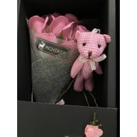 ราคา กุหลาบสบู่ต้อนรับValentines วาเลนไทน์ 3in1 ช่อกุหลาบหอม ตุ๊กตา กล่อง (12423514284)