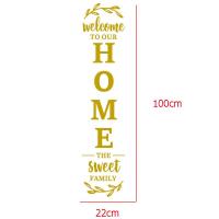 ราคา Family Home สติ๊กเกอร์ติดกระจก3D สติ๊กเกอร์ติดผนังอะคริลิคสติ๊กเกอร์ตกแต่งห้องนั่งเล่น (16048721502)