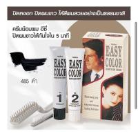 ราคา MISTINE EASY COLOR HAIRCOLOR CREAM 40G ครีมย้อมผมอีซี่คัลเลอร์ 40กรัม 484 485 หมดอายุ 3 24 483 1 24 s 4 (20875335741)