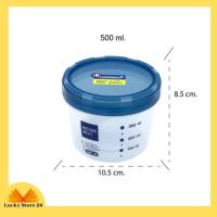 ราคา SUPER LOCK ขวดโหลกลม ขวดโหลพลาสติก มีสเกล กระปุกใส่น้ำตาล กล่องใส่อาหาร พร้อมช้อน (12335908142)
