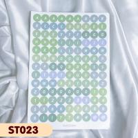 ราคา สติ๊กเกอร์ภาษาอังกฤษแผ่นใหญ่ สีสด ติดแน่น (10906512021)