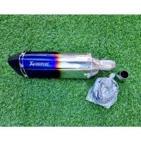 ราคา ปลายท่อ Akapovic ตัวใหญ่ ยาว 18 นิ้ว สูง 5 นิ้ว ปลายเคฟล่า สีไทเท เงาทั้งใบ ฟรีจุกลดเสียง และ สายรัดท่อ (17068352823)