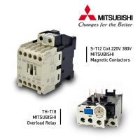 ราคา S T12 MITSUBISHI โอเวอร์โหลดรีเลย์ 9 13A แมกเนติก คอนแทกเตอร์ ST12 Magnetic Contactor Coil 220V 380V 50 60Hz (8427311117)
