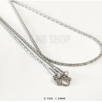 ราคา 788 สร้อยคอสแตนเลสแท้ 1 5มม ยาว 20นิ้ว สร้อยคอพระ สร้อยสแตนเลสแท้ไม่ลอกไม่ดำ (20927402066)