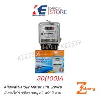 ราคา มิเตอร์ไฟฟ้า มิเตอร์ 2P DD 862 ชนิดจานหมุน 1 เฟส 2 สาย 30 100 A มิเตอร์ไฟ มาตรวัดไฟ มี มอก 2336 2552 Zeberg (19108900408)