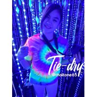 ราคา เสื้อมัดย้อม นีออน สะท้อนแสง เสื้อยืดสีพื้น เสื้อทีม คอกลม แขนสั้น ผู้หญิง ผู้ชาย ปาร์ตี้ ปีใหม่ colorfull เสื้อแฟชั่น หลากสี งานเลี้ยง (6177622501)