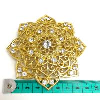 ราคา หัวเข็มขัดสีทอง Vintage Jewelry สำหรับชุดไทย เพชรรอบหัวเข็มขัด (20750120563)