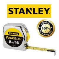 ราคา ตลับเมตร 5 เมตร STANLEY POWERLOCK 33 158 ของแท้ สีเงิน (3305568922)