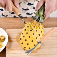 ราคา มีดปอกสับปะรด สเตนเลส ที่เจาะตาสับปะรด สแตนเลส ที่คีบตาสับปะรด มีดเลาะตาสับปะรด งานอเนกประสงค์ (12562625351)