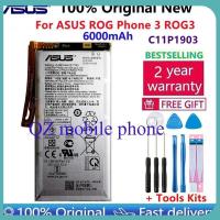 ราคา 100 ใหม่ดั้งเดิมแบตเตอรี่สำรองสำหรับโทรศัพท์ C11P1903 6000mAh สำหรับ ASUS ROG Phone 3 ROG3 ZS661KS แบตเตอรี่ bateria (18787200407)