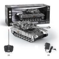 ราคา รถถังบังคับวิทยุรถถังคลานควบคุมระยะไกล4CH 2 4G ลายทหารพร้อมไฟและดนตรีสีเขียวทหารเสือรถถังของเล่นแบบชาร์จไฟได้สำหรับของขวัญคริสต์มาสของขวัญวันเกิดสำหรับเด็ก (20916863705)
