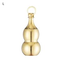 ราคา JLCWG พวงกุญแจ เครื่องประดับ สร้อยคอประดับ น้ำเต้าทองเหลือง ที่แขวนพวงกุญแจ น้ำเต้ากลวง จี้ (20562811227)