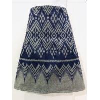 ราคา ผ้าไทย กระโปรงป้าย ผ้าถุงสั้นสำเร็จรูป ยาว20 5นิ้ว พร้อมตะขอ2คู่ (21168937596)