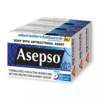 ราคา แพ็ค สบู่ ASEPSO อาเซปโซ สบู่ก้อน สบู่อนามัย ลดแบคทีเรีย บำรุงผิว 70 80g (20918241163)