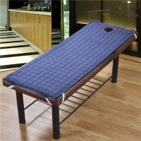 ราคา colaxi Quilted Spa Massage Table Mattress Soft Bed Sheet Pad Cover for Cosmetic Salon Dark Blue (20885304105)