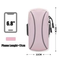 ราคา Guoftstars กระเป๋ากระเป๋ารัดต้นแขนสะท้อนแสงสำหรับออกกำลังกายกระเป๋าใส่ผ้ารัดแขนแบบสปอร์ตกระเป๋าคล้องแขนกระเป๋ากีฬากระเป๋าวิ่งปลอกแขนกันน้ำสำหรับกระเป๋าโทรศัพท์กีฬากลางแจ้งออกกำลังกายกายบริหารการวิ่ง (