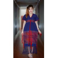 ราคา เสื้อกะเหรี่ยงสวยๆ เสื้อสาวกะเหรี่ยง ผ้าทอกะเหรี่ยง ผ้าทอมือ มะโมเดรส mamoe dress (20941787877)