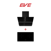ราคา EVE SET เตาแม่เหล็กไฟฟ้า 2 หัว รุ่น HB73 2CROSS TC เครื่องดูดควันติดผนัง HC ARIA 90 (19533222287)
