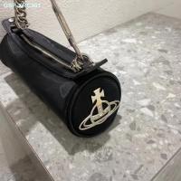 ราคา Vivienne Westwood กระเป๋าผู้หญิงสไตล์ตะวันตกแปซิฟิก2023ใหม่กระเป๋าสะพายข้างใบเบิกโซ่เนื้อหยาบหนัก (20117891786)