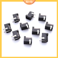 ราคา Aleaty 10pcs PCB MOUNT 5 5x2 1mm FEMALE DC Power Jack PLUG SOCKET CONNECTOR สีดำ (20124502141)