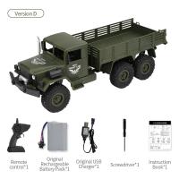 ราคา ELALA RC รถบรรทุกทหาร6WD แบบชาร์จไฟได้2 4GHz รีโมทคอนโทรลรถทหาร15กม ชม รถบรรทุกขนส่งไฟฟ้า RC ขนาด1 16สำหรับเด็ก (17167283922)