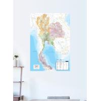 ราคา โปสเตอร์แผนที่ประเทศไทย Map of Thailand (9661887650)