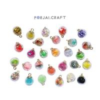 ราคา จี้แก้วทรงกลม Acrylic glass ball pendants 21mm (15333498555)