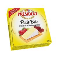 ราคา เพรสซิเดนท์ บรีชีส ในกระป๋อง 125 กรัม President Petit Brie Cheese Tin 125g (20702934252)