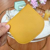 ราคา แถมฟรีพวงกุญแจมุก กระเป๋าสตางค์ หนังวัวแท้ Wallet น่ารัก มินิมอล ที่ใส่เหรียญ กระเป๋าใบสั้น S2 72 (19929226002)