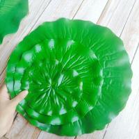 ราคา Xmas ใบตองปลอม ใบกล้วยจำลอง ใบตองเสมือนจริง ใบตองเทียม ใบประดับโต๊ะ ใบตองพลาสติก (17698407575)