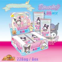 ราคา SANRIO Kuromi Hello Kitty การ์ดเกมสะสมลายการ์ตูน My Melody Cinnamoroll การ์ดสะสมของเล่นเด็กของขวัญคริสต์มาส (21170739879)