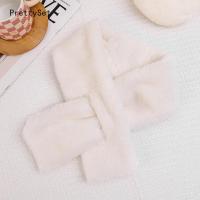 ราคา สีทึบผ้าพันคอสำหรับฤดูหนาวทรงสี่เหลี่ยมผืนผ้าน่ารักสำหรับเด็กผู้หญิงผ้าพันคอแบบสวมอุ่นผ้าพันคอขนเฟอร์กระต่ายเทียม (20486631098)