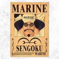 ราคา โปสเตอร์ One Piece ขนาด 28 5x42 ซม ขนาดกระดาษ A3 รุ่นใหม่ โปสเตอร์วันพีช ลูกเรือโจรสลัด หมวกฟาง (19452253285)