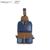 ราคา Louis Montini JEANS กระเป๋าคาดอก Belt bag ผ้ายีนส์ผสมหนังวัวเเท้ JEAN03 (21161150771)