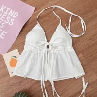 ราคา เสื้อคล้องคอ โชว์หลัง ผูกโบว์หน้า 2 ชั้น เสริมฟองน้ำ (20884170271)