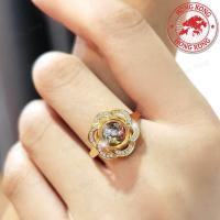 ราคา Phoo Shop ใบพัดสามกษัตริย์ แหวนกังหัน แชกงหมิวนำโชค แหวนกังหันล้อมเพชรCZ งานจิวเวอรี่ กังหันหมุนได้ (759536286)