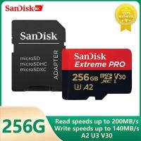 ราคา SanDisk Extreme Pro Micro SD 32GB 256G 512GB 64GB 1TB การ์ดหน่วยความจำ UHS I Micro SD TF 200 C10 V30 A2 4K สำหรับกล้อง DJI (21170967847)
