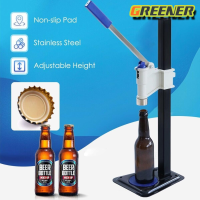 ราคา Greener เครื่องซีลฝาขวดที่ซีลฝา เครื่องปิดฝาแบบฝาจีบ ที่ปิดฝาจีบแบบมือกด สินค้าพร้อมส่ง เครื่องปิดฝาจีบฐานสั้น capper ฟรี ฝาจีบ (20672249925)