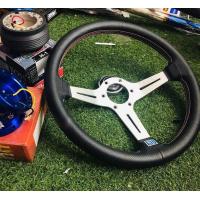 ราคา พวงมาลัยนาดี้เงิน พร้อมคอบางตรงรุ่น แจ้งรุ่นรถและปีรถในแชทได้เลยค่ะ งายเย็บ 2 ชั้น พร้อมแป้นแตร์กล้าง 13 5 นิ้ว ยก 2 5 นิ้ว (4213820216)