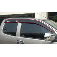 ราคา กันสาด คิ้วกันสาด กันสาดประตู รถ อีซูซุ ดีแมกซ์ Isuzu D MAX ปี 2012 2018 4 ประตู 4 Doors และ แค๊ป CAB สีดำเข้ม Black (15335217895)