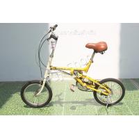 ราคา จักรยานพับได้ญี่ปุ่น ล้อ 16 นิ้ว มีเกียร์ Renault สีเหลือง จักรยานมือสอง (16719144153)