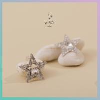 ราคา petite by PRAKYRE Lzar Earring ต่างหูรูปดาวประดับเพชรแบบติดหู (19530977823)