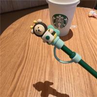 ราคา Starbucks หมวกฟางซิลิโคนสำหรับตกแต่งรูปดอกซากุระสีชมพูดอกไม้ดอกกล้วยไม้สีม่วงฟางกันฝุ่นอุปกรณ์ตกแต่งการ์ตูนน่ารัก (20004438634)