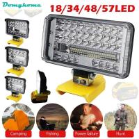 ราคา ไฟ LED ทำงาน204W 8600 LM ไฟฉายแบบพกพาเข้ากันได้กับ Dewalt XR 18V 20V แบตเตอรี่ลิเธียมไซต์งานไฟฉายไฟฉายมือถือสำหรับ Jobsite Domyhome (15721474294)