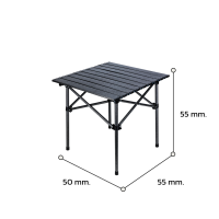 ราคา โต๊ะเเคมป์ปิ้ง โต๊ะพับได้ โต๊ะสนามแคมป์ โต๊ะปิกนิก โต๊ะสนาม Folding table ฟรีกระเป๋า รองรับน้ำหนักได้ดี พับเก็บได้ Nezha (20925027504)