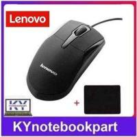 ราคา เม้าส์ Mouse Optical Lenovo เมาส์คอม มีสาย แถมแผ่นรองเมาส์ (16539860987)
