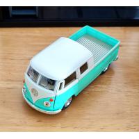 ราคา โมเดลรถเหล็ก DC พาสเทล รถตู้ 1963 Volkswagen Bus Double cab Pickup รถโฟล์คตู้กระบะ สีหวาน (20966088637)
