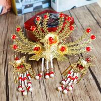 ราคา เครื่องประดับศีรษะสำหรับชุดโบราณต่างหูมีระบายพู่แบบเดียวกันกับไอซ์ซิลค์หงส์อู่เจิ้นสีทองเครื่องประดับผมในวังเครื่องประดับศีรษะมงกุฎหงส์1966 (3406174698)